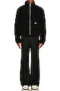 view 4 of 5 Intervein Stitch Fleece Jacket in Black
