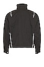 view 2 of 4 Piped 3M Reflective Track Jacket in Black