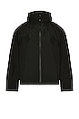 view 1 of 6 Intervein Panelled Windbreaker in Black