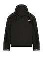 view 2 of 6 Intervein Panelled Windbreaker in Black