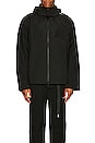 view 4 of 6 Intervein Panelled Windbreaker in Black