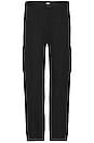 view 4 of 7 PANTALON STYLE WORKER in Faded Black