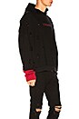 view 2 of 4 CHEMIST 디스트레스드 후디 in Black