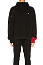 view 3 of 4 CHEMIST 디스트레스드 후디 in Black