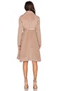 view 4 of 4 MANTEAU FORME ÉVASÉE in Nude