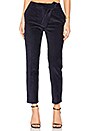 view 1 of 4 PANTALON EN VELOURS in Navy