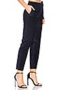view 2 of 4 PANTALON EN VELOURS in Navy