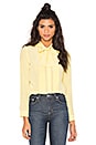 view 1 of 5 Tie Neck Blouse in Yellow