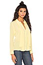 view 2 of 5 Tie Neck Blouse in Yellow