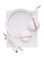 view 3 of 3 Linea No.10 Bluetooth Headphones in Faceted Ceramic & Rose Gold