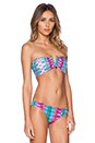 view 2 of 3 Bandeau Bikini Top in Tribal