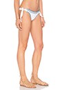 view 2 of 4 Side Tie Bikini Bottom in White
