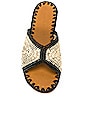 view 4 of 5 Salon Miste Sandal in Noir & Natural