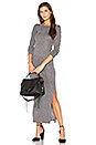 view 1 of 3 Slit Maxi Dress in Heather Gray