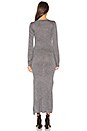 view 3 of 3 Slit Maxi Dress in Heather Gray