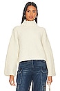 view 1 of 4 Leandra Turtleneck Sweater in Creme