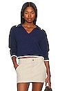 view 1 of 4 Corina Polo Sweater in Navy