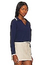 view 2 of 4 Corina Polo Sweater in Navy