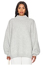 view 1 of 4 Bellamy Knit Pullover in Heather Grey