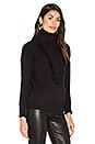 view 2 of 4 Fringe Turtleneck Sweater in Black