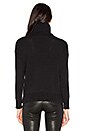 view 3 of 4 Fringe Turtleneck Sweater in Black