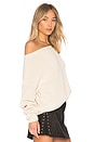 view 2 of 4 Shaker Knit Off Shoulder Sweater in Creme