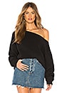 view 1 of 5 X REVOLVE Shaker Knit Off Shoulder Sweater in Black