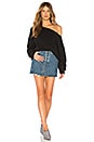 view 5 of 5 X REVOLVE Shaker Knit Off Shoulder Sweater in Black