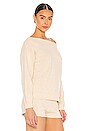 view 2 of 5 Jaime Off The Shoulder Sweater in Creme