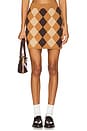 view 1 of 6 Dawn Mini Skirt in Chocolate