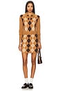 view 5 of 6 Dawn Mini Skirt in Chocolate