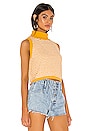 view 2 of 4 Liv Sweater Tank in Canary Yellow