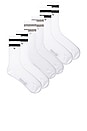 view 1 of 2 Mens 3pk Casual Crew Socks in White Assorted