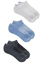 view 2 of 5 CHAUSSETTES in Blue Assorted