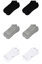view 2 of 4 6 Pack Classic Athletic Low Cut Socks in Assorted