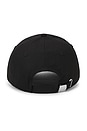view 2 of 2 Monologo Embroidery Baseball Cap in Black