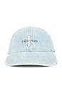 view 1 of 3 GORRA BÉISBOL MONOLOGO in Light Wash Denim