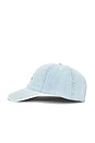 view 3 of 3 GORRA BÉISBOL MONOLOGO in Light Wash Denim