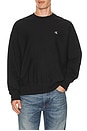 view 1 of 5 Premium Terry Monogram Sweatshirt in Black
