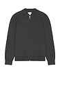 view 1 of 3 Full Zip Sweater in Gunmetal Heather