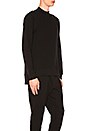 view 2 of 5 Shoulder Zip Sweatshirt in Black