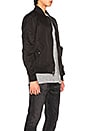view 4 of 6 CHAQUETA LOGO BOMBER in Black