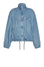 view 1 of 5 Denim Windbreaker in Blue Retrograde