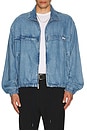 view 4 of 5 Denim Windbreaker in Blue Retrograde