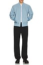 view 4 of 4 BLOUSON BOMBER MATTE in Faded Denim