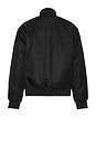 view 2 of 4 Nylon Bomber Jacket in Black