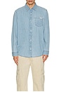 view 4 of 4 Casual Classic Denim Shirt in Stevie Blue