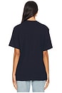 view 3 of 5 Short Sleeve Hero Monologo Tee in Dark Sapphire