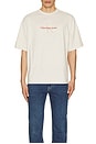 view 3 of 4 Short Sleeve Archive Jersey Logo Tee in Chalk