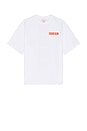 view 1 of 4 Relaxed Vertical Logo Tee in Brilliant White